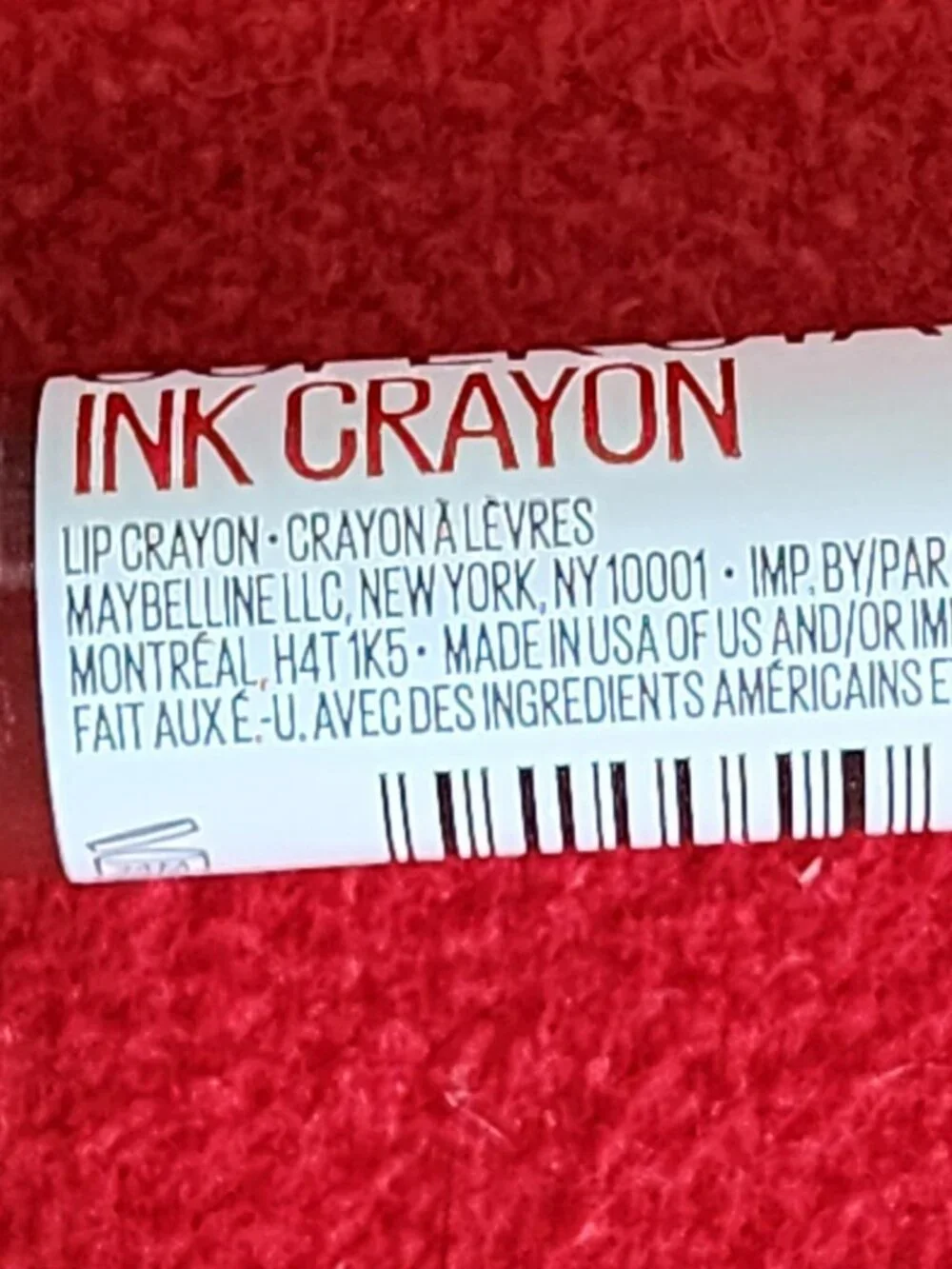 Maybelline New York SuperStay Ink Lip Crayon .04oz Color 125 Check Yourself